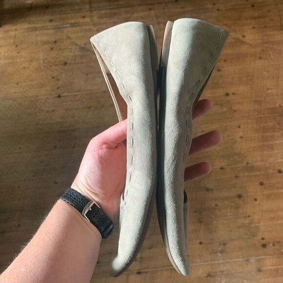 Frye & Co leather normcore size 8 stitched ballet flats - Picture 5 of 5